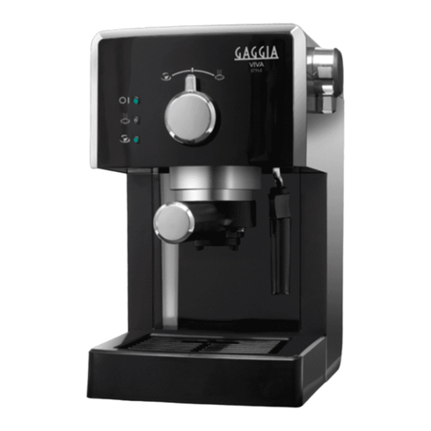 Gaggia VIVA STYLE CHIC User manual