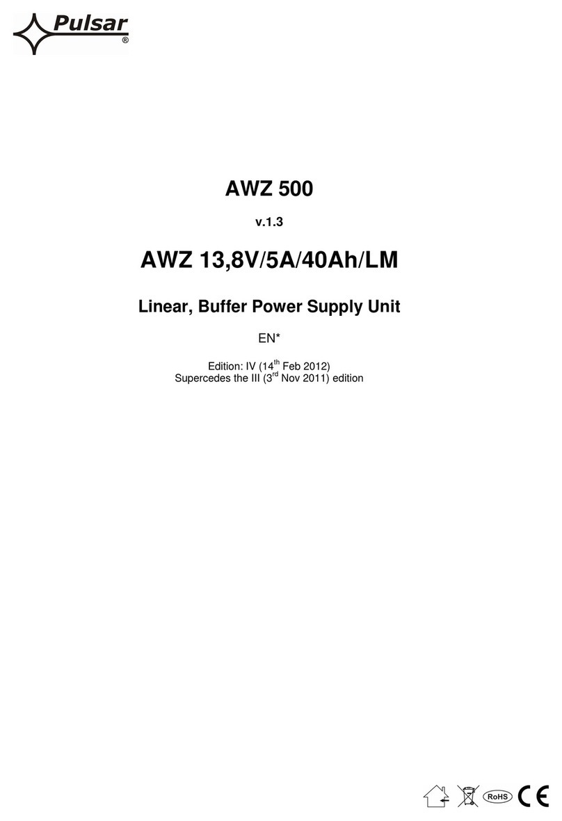 Pulsar AWZ 500 User manual