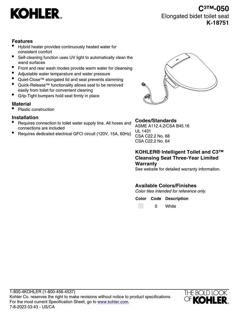 Kohler C3-050 User manual Kohler C3-050 User manual