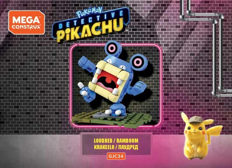Mega Construx Pokemon Detective Pikachu GJC34 User manual