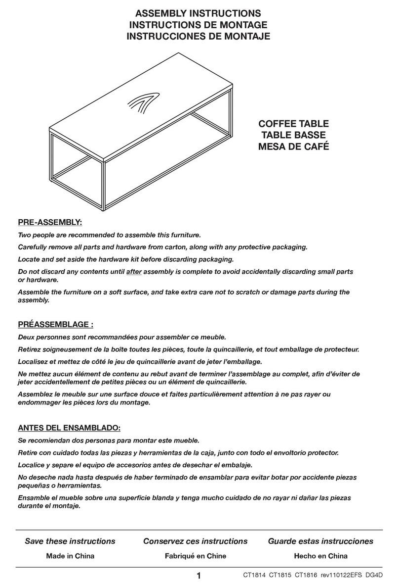 Hailey Home CT1814 User manual