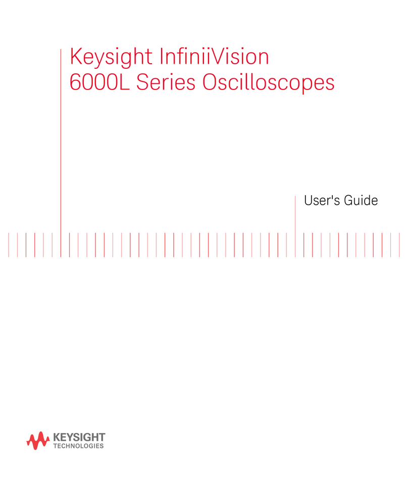 Keysight Technologies InfiniVision 6000L Series User manual