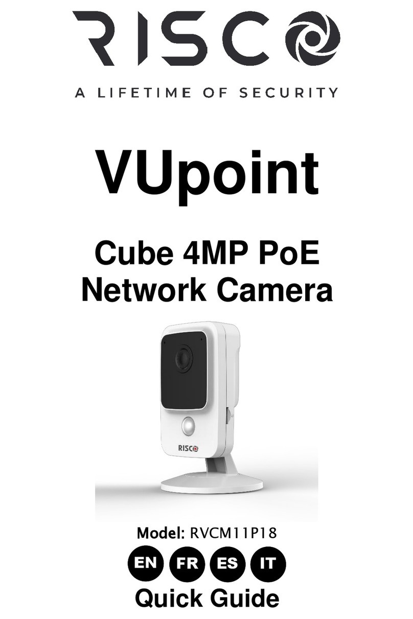 Risco VUpoint RVCM11P1800A User manual