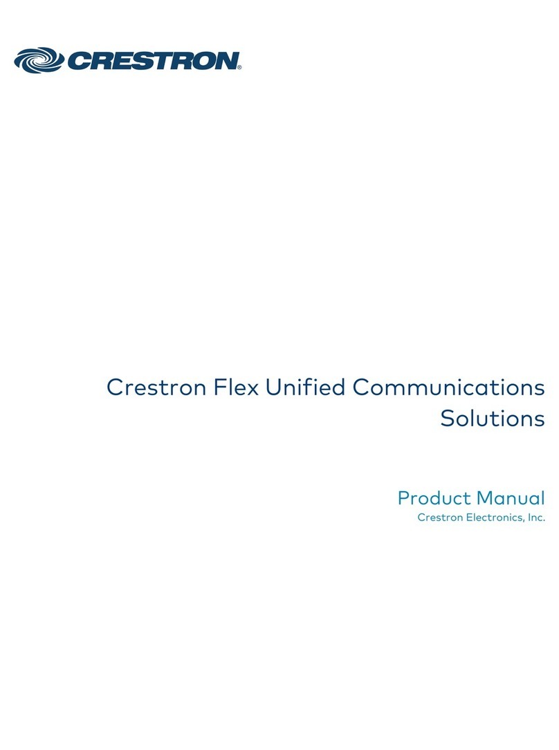 Crestron UC-CX100-T product manual