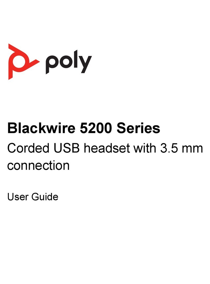 Poly Blackwire 5200 Series User manual Poly Blackwire 5200 Series User manual