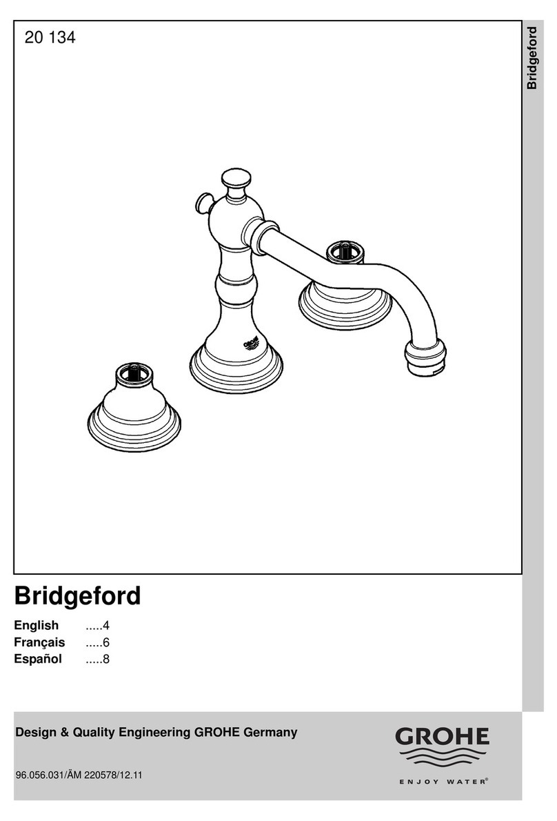 Grohe Bridgeford 20134EN0 manual
