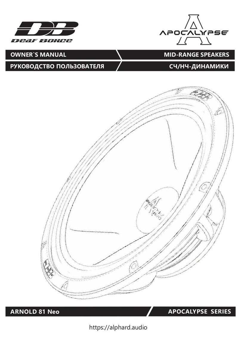 Deaf Bonce ARNOLD 81 Neo owner's manual