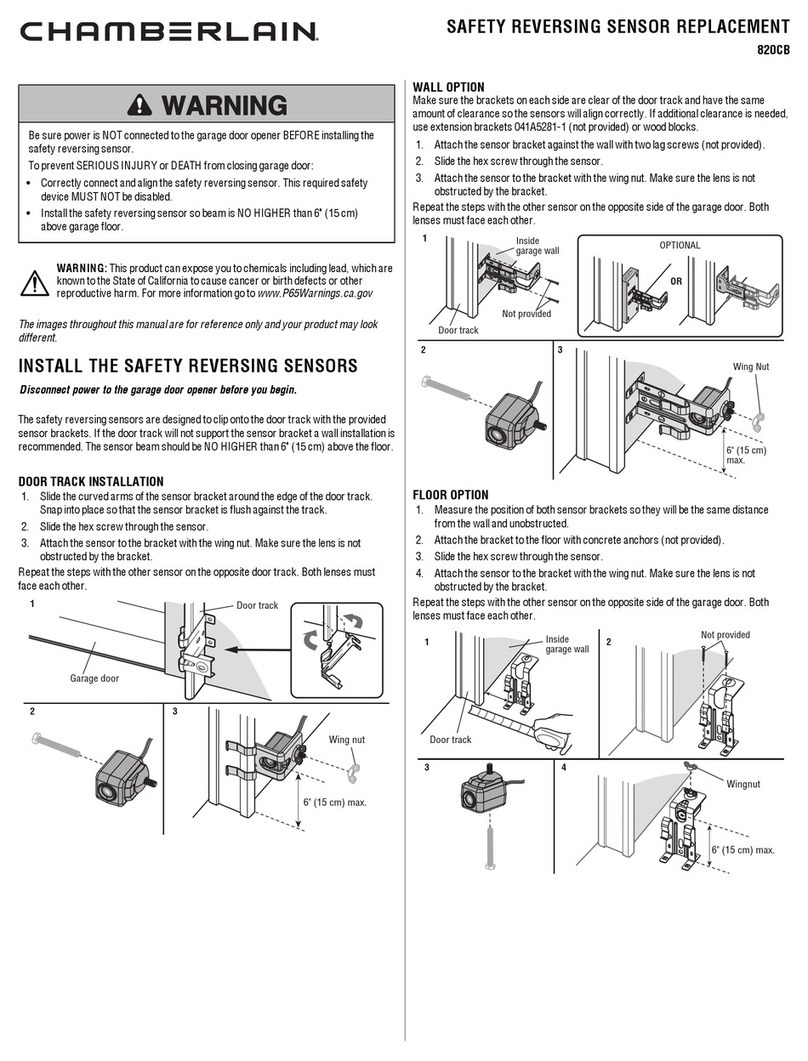 Chamberlain 820CB User manual