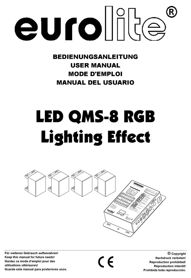 EuroLite LED QMS-8 RGB Lighting Effect user manual
