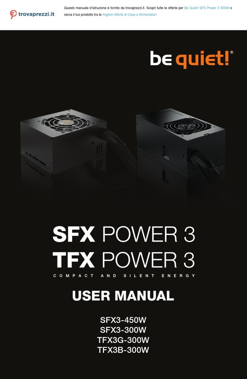 BE QUIET! SFX POWER 3 User manual