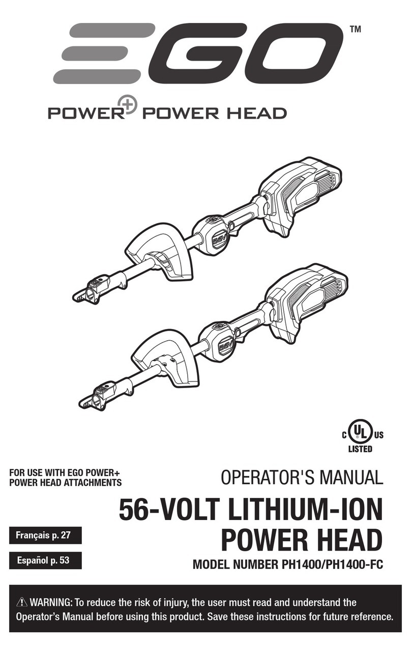 EGO PH1400-FC Operator's manual
