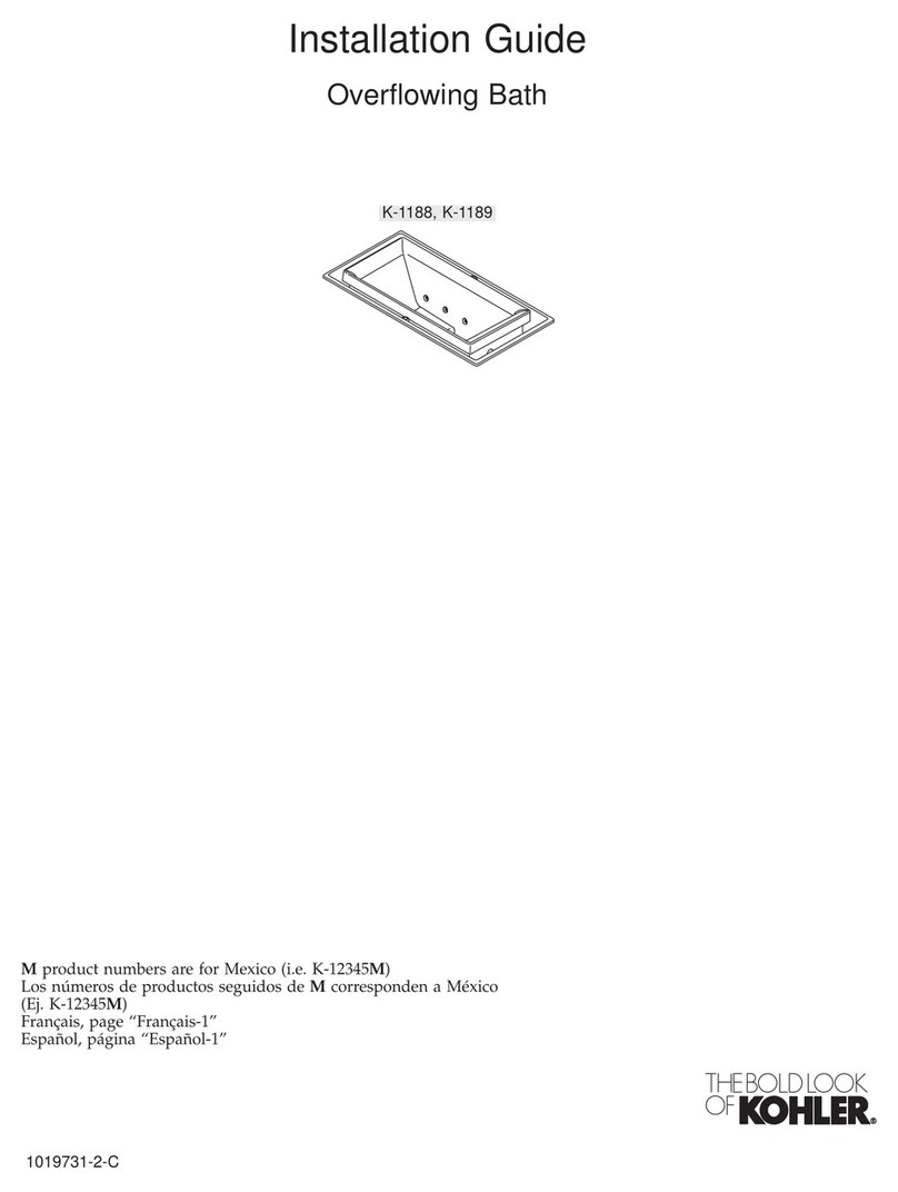 Kohler K-1189 User manual