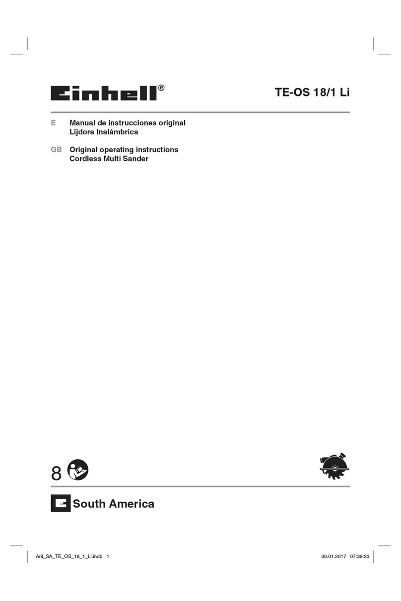 EINHELL TE-OS 18/1 Li Original operating instructions