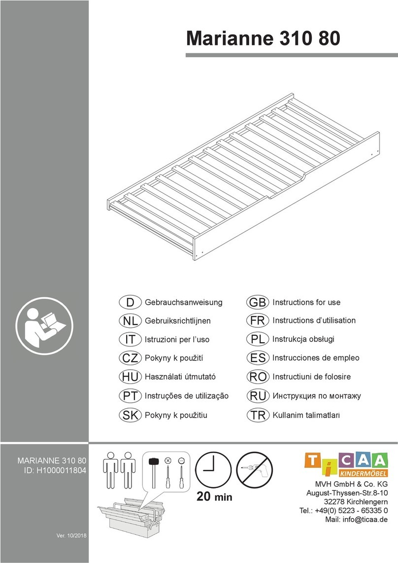 MVH MARIANNE 310 80 Instructions for use