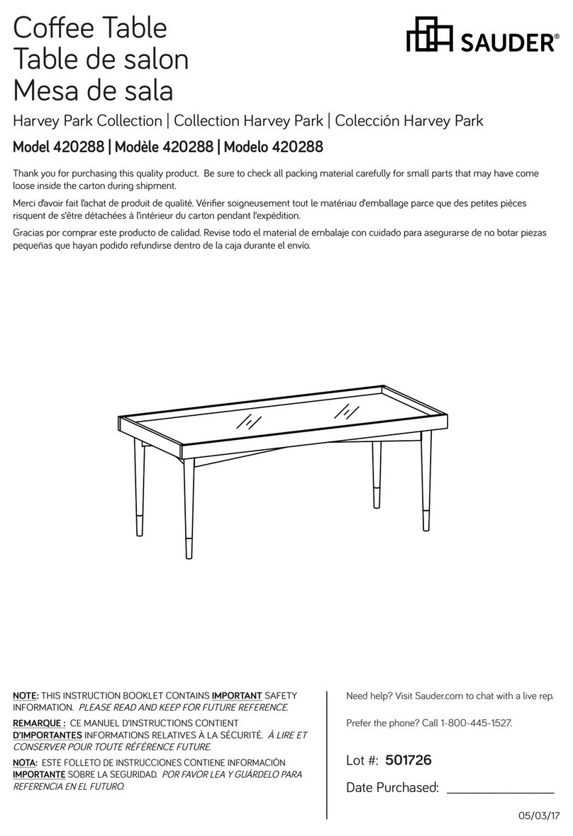 Sauder Harvey Park 420288 User manual