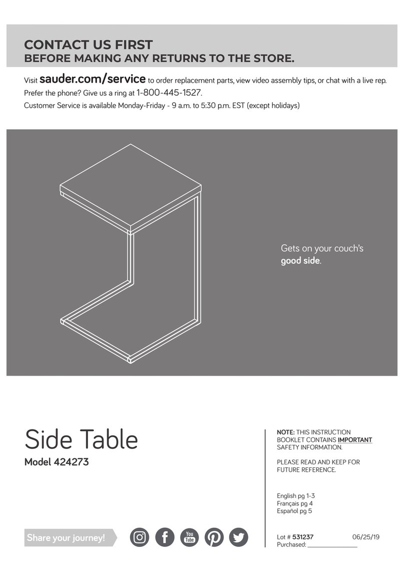 Sauder 424273 User manual