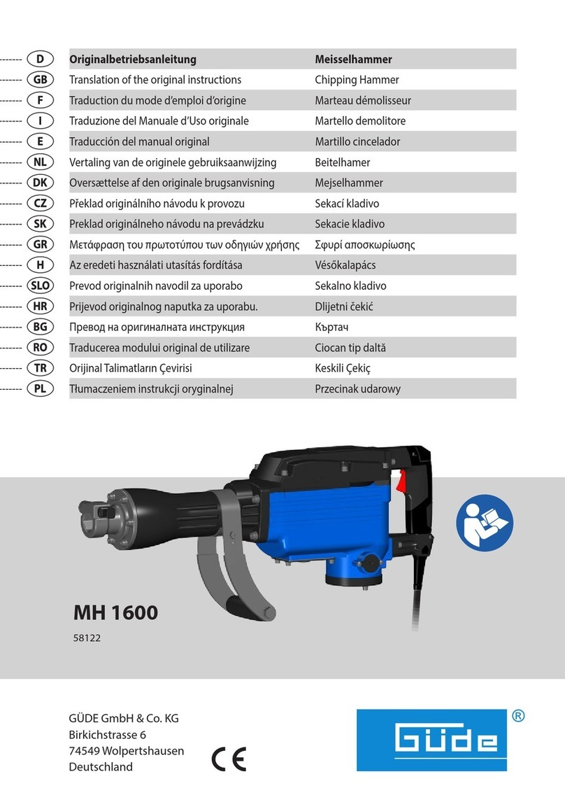 Gude MH 1600 User manual