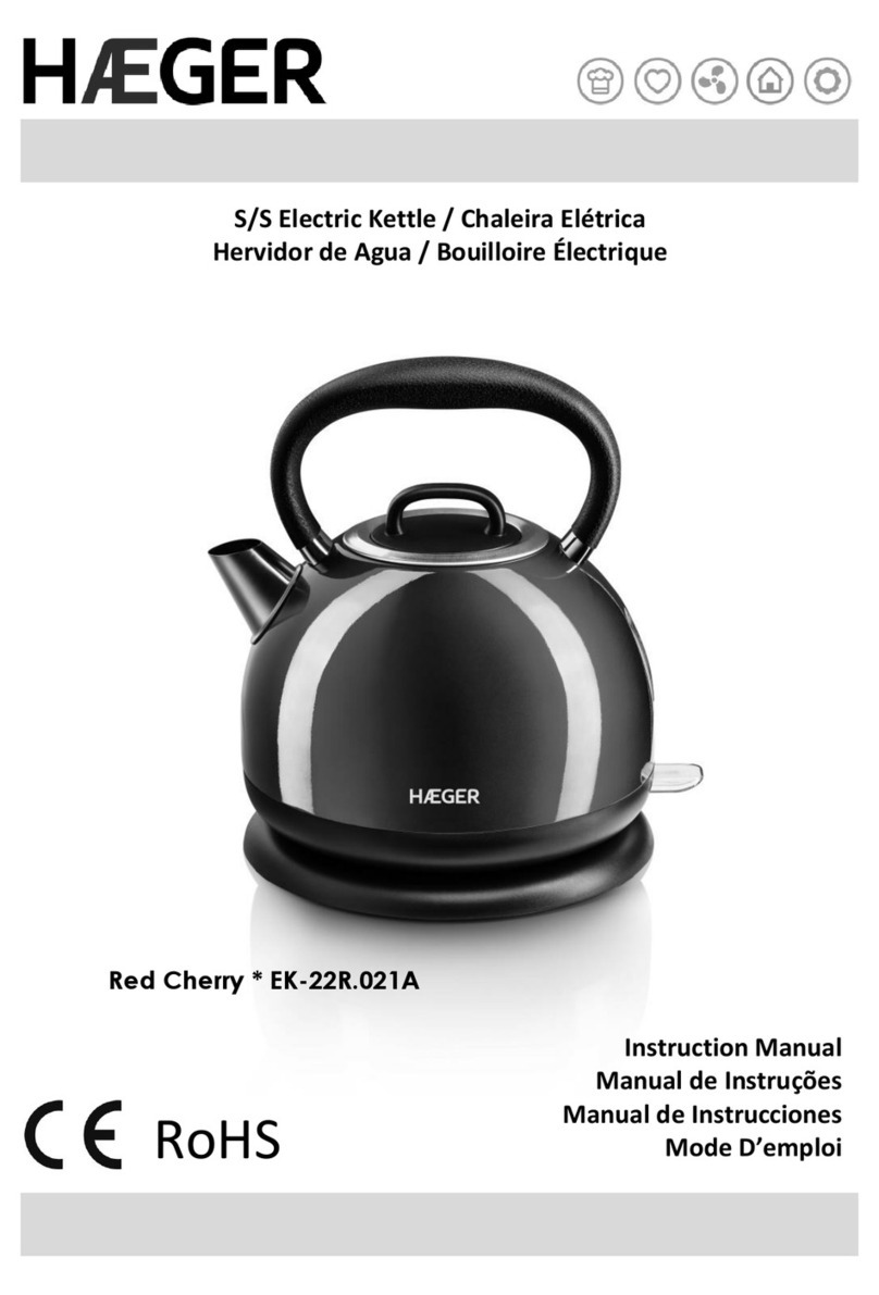 HAEGER Red Cherry EK-22R.021A User manual