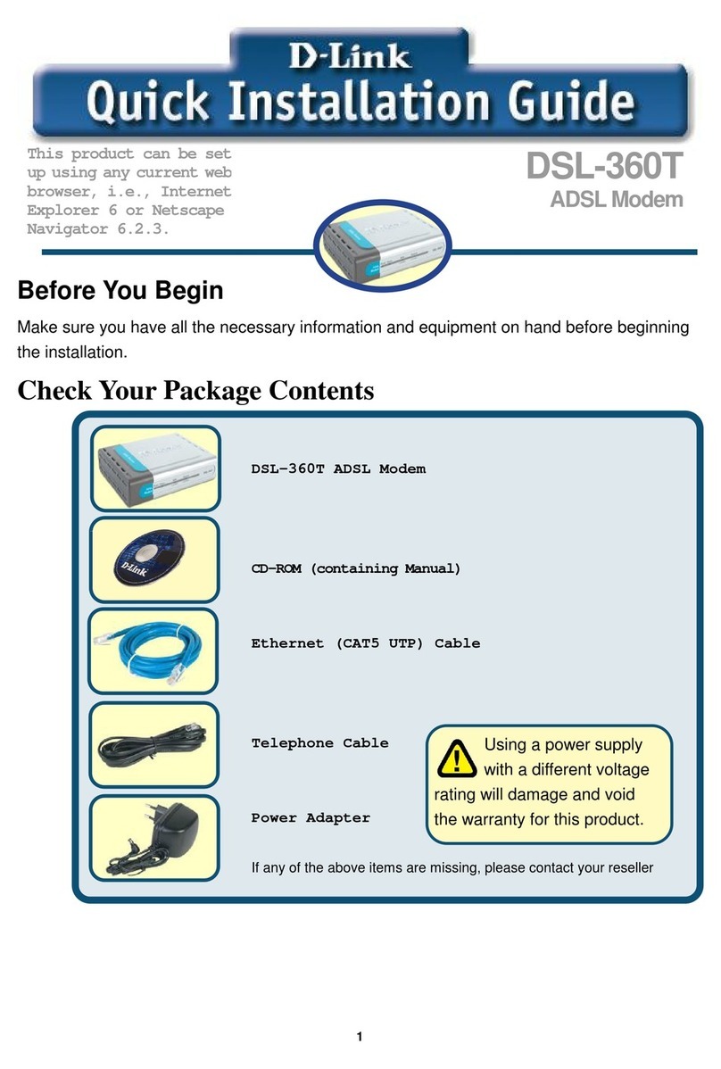 D-Link DSL-360T User manual