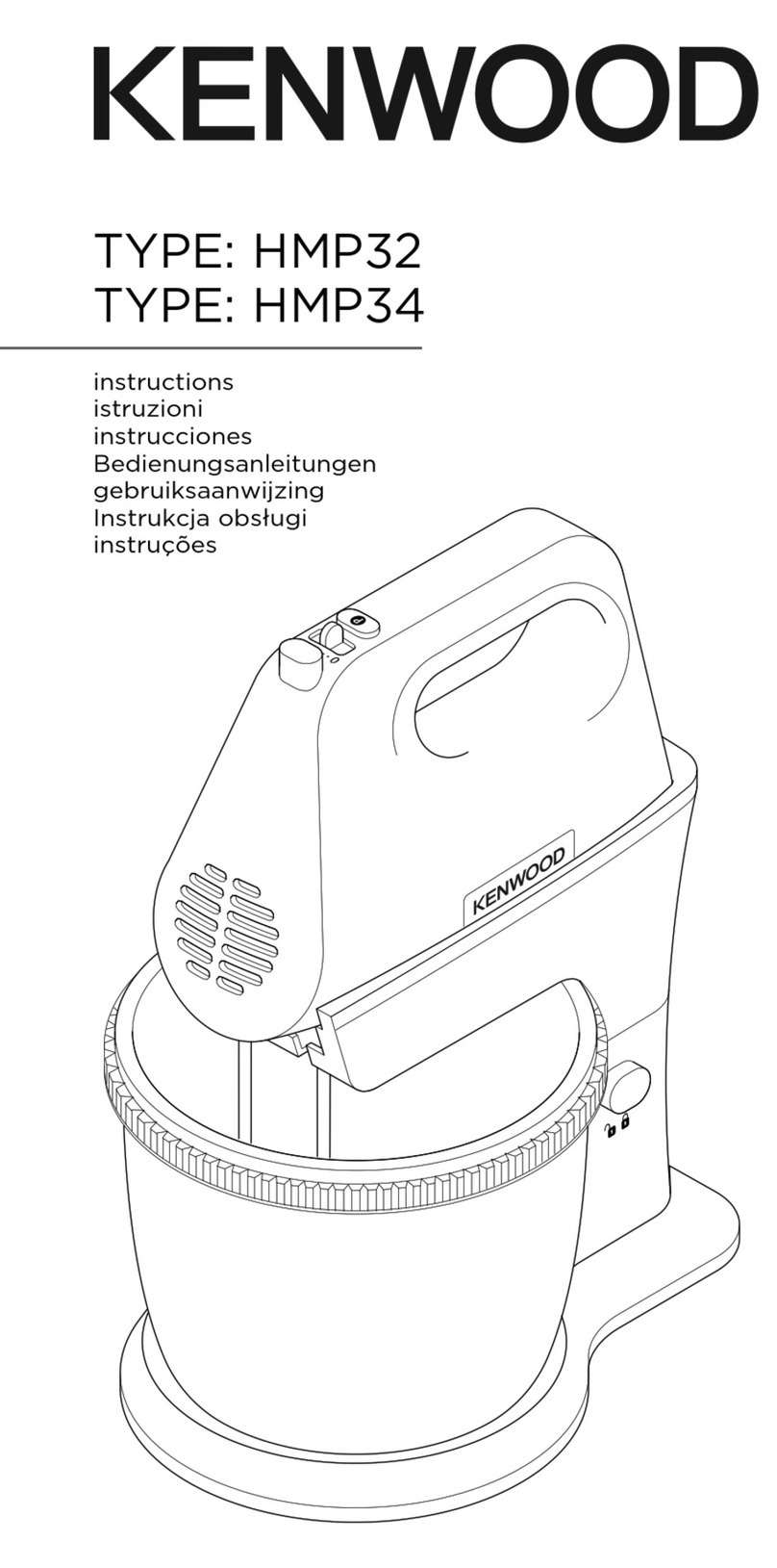 Kenwood HMP32.A0WH User manual