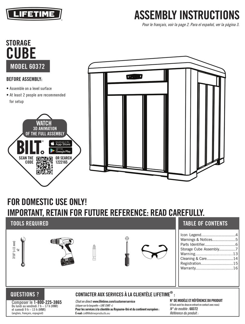 Lifetime 60372 Assembly instructions