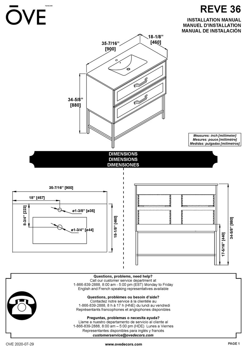 OVE REVE 36 installation manual OVE REVE 36 installation manual