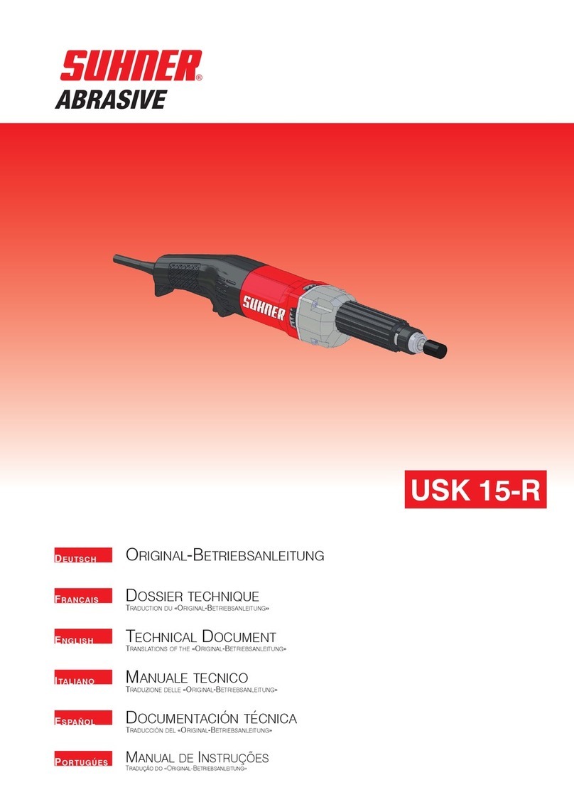 SUHNER ABRASIVE USK 15-R Technical manual
