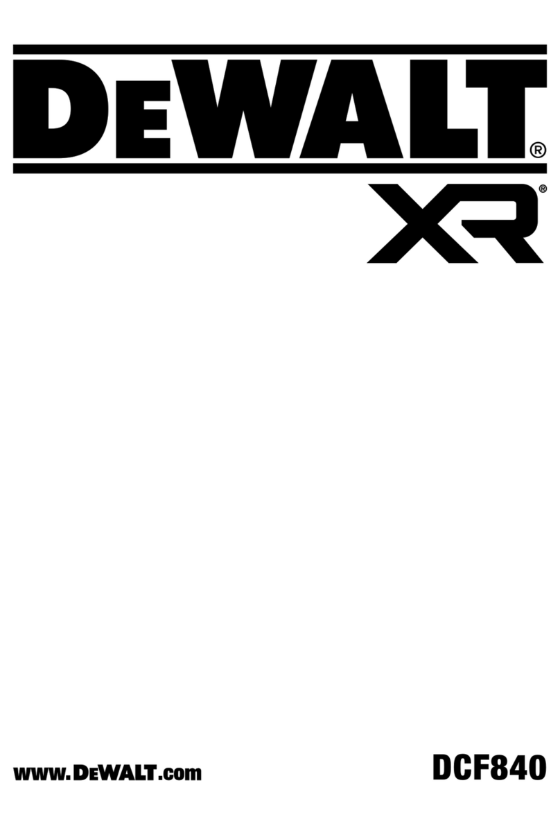 DeWalt DCF840N User manual