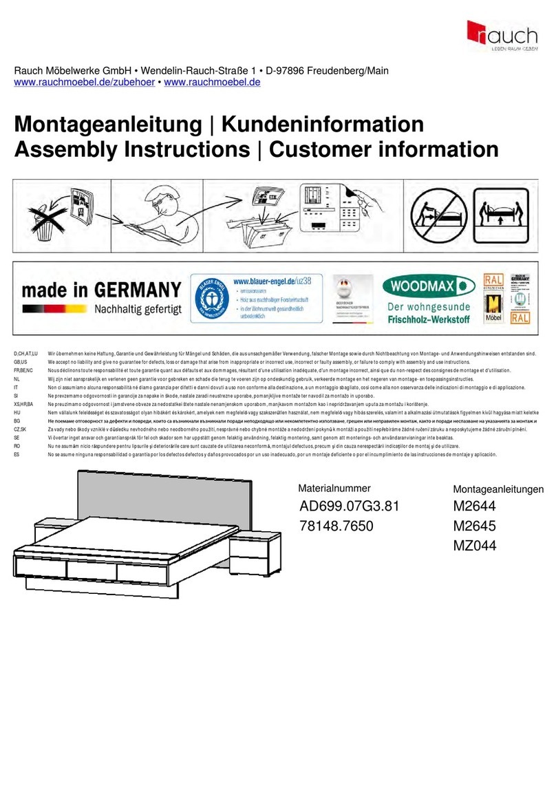 Rauch Navarra M2644 Assembly instructions Rauch Navarra M2644 Assembly instructions