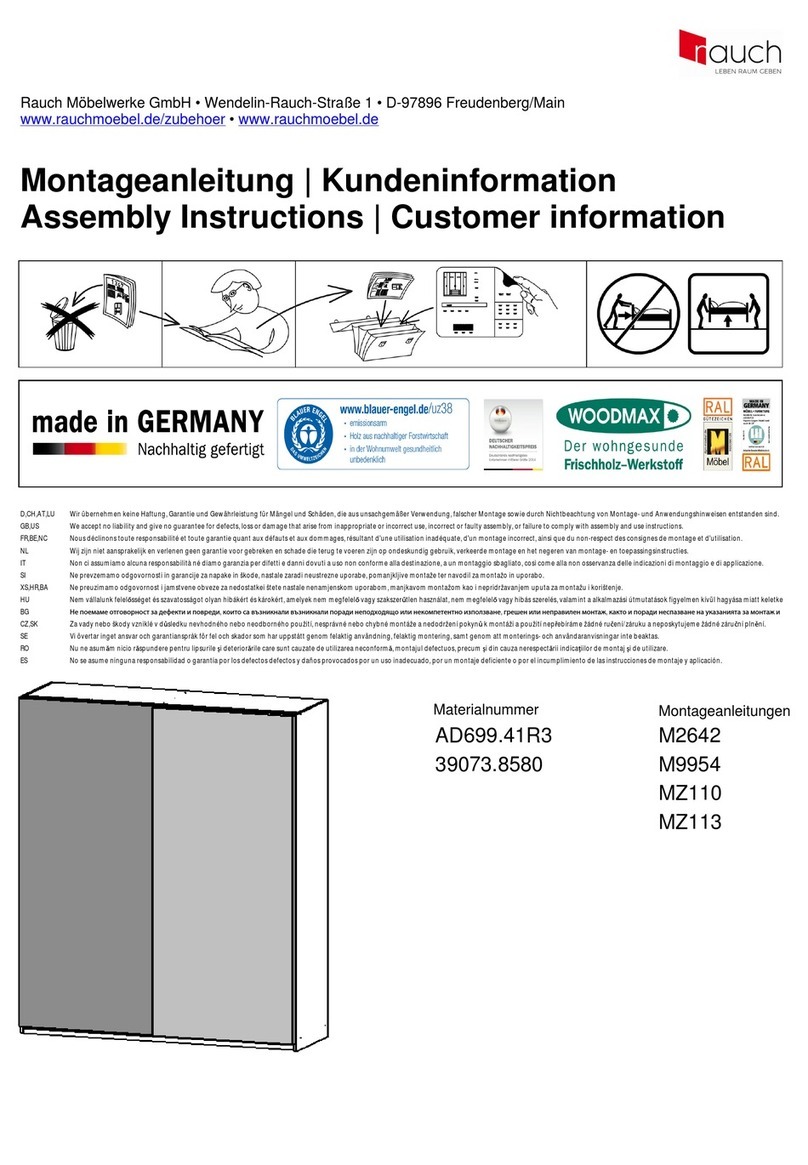 Rauch M9954 Assembly instructions
