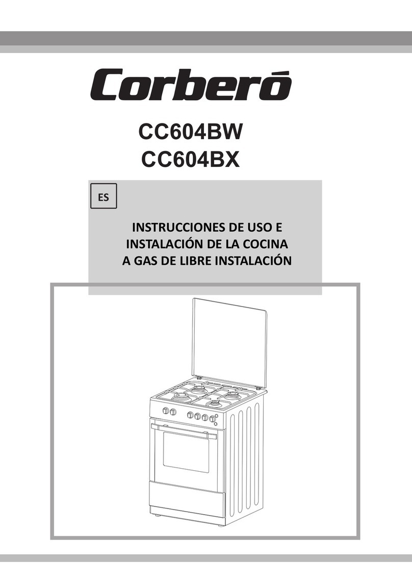 CORBERO CC604BW Operating and installation instructions