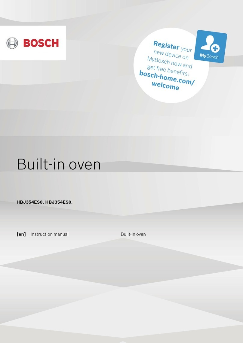 Bosch HBJ354ES0Z/05 User manual