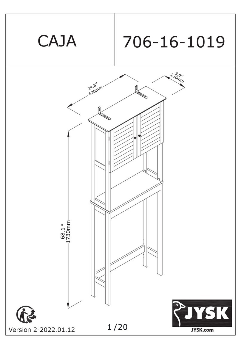 Jysk CAJA 706-16-1019 Assembly instructions