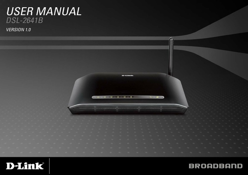 D-Link DSL-2641B - Wireless G Router User manual