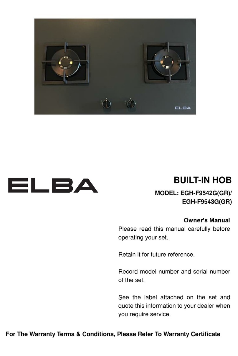 Elba EGH-F9542G User manual