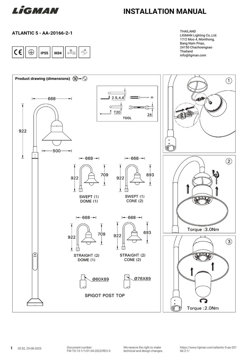 LIGMAN AA-20166-2-1 installation manual