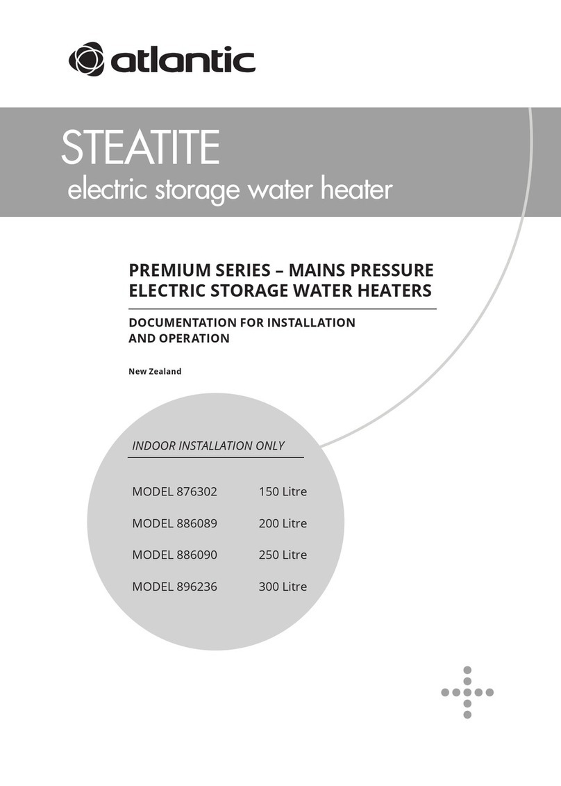 Atlantic STEATITE PREMIUM Series Documentation for installation and use