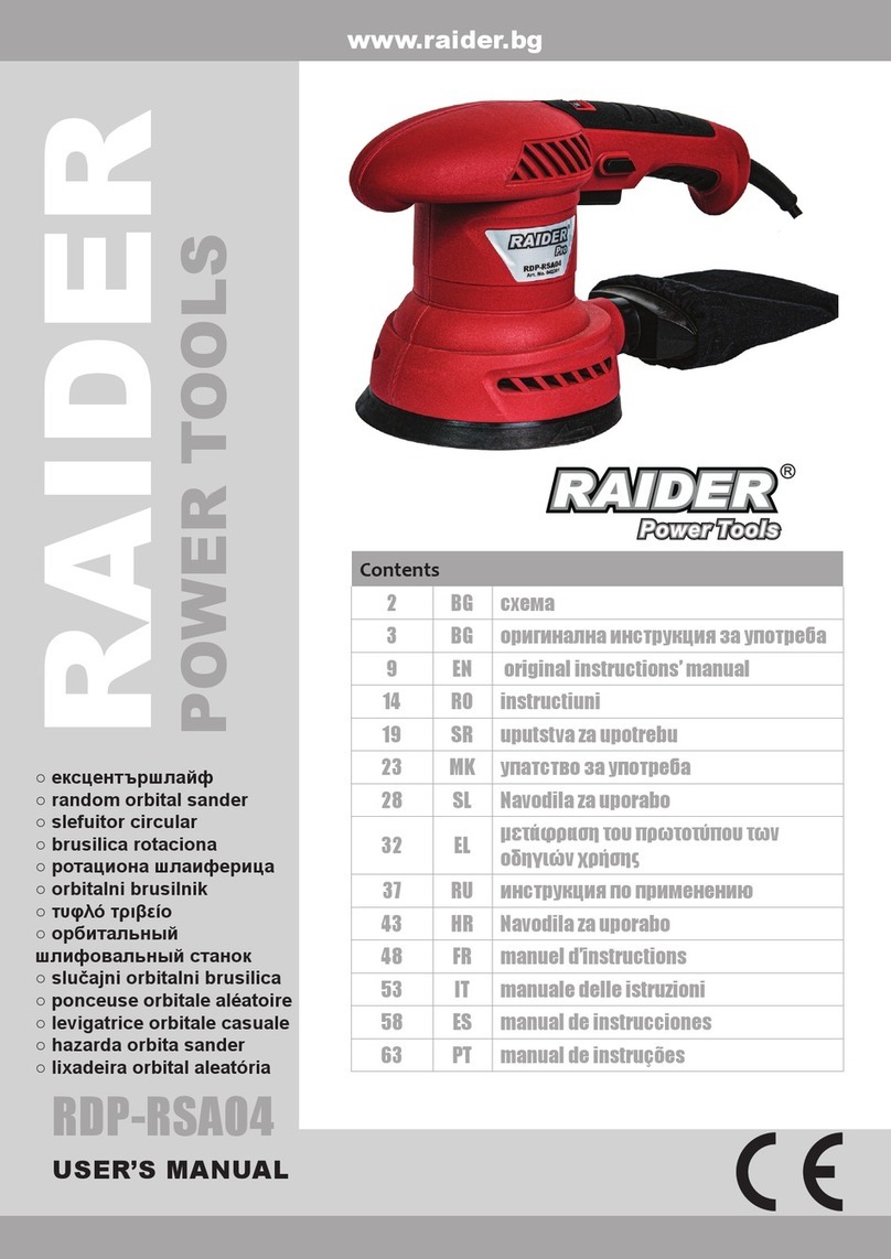 Raider RDP-RSA04 User manual