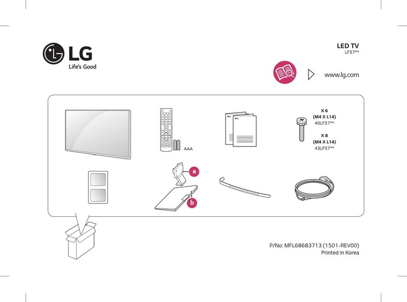 LG 40LF57 Series User manual