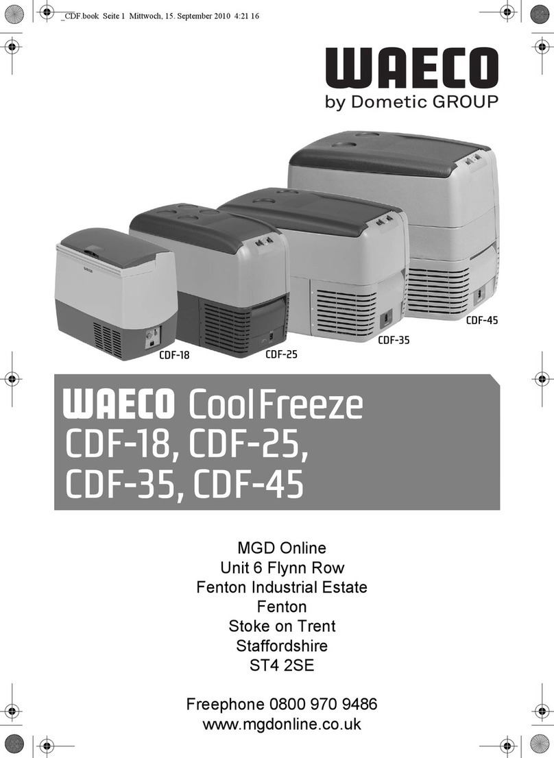 Dometic GROUP WAECO CoolFreeze CDF-18 user manual
