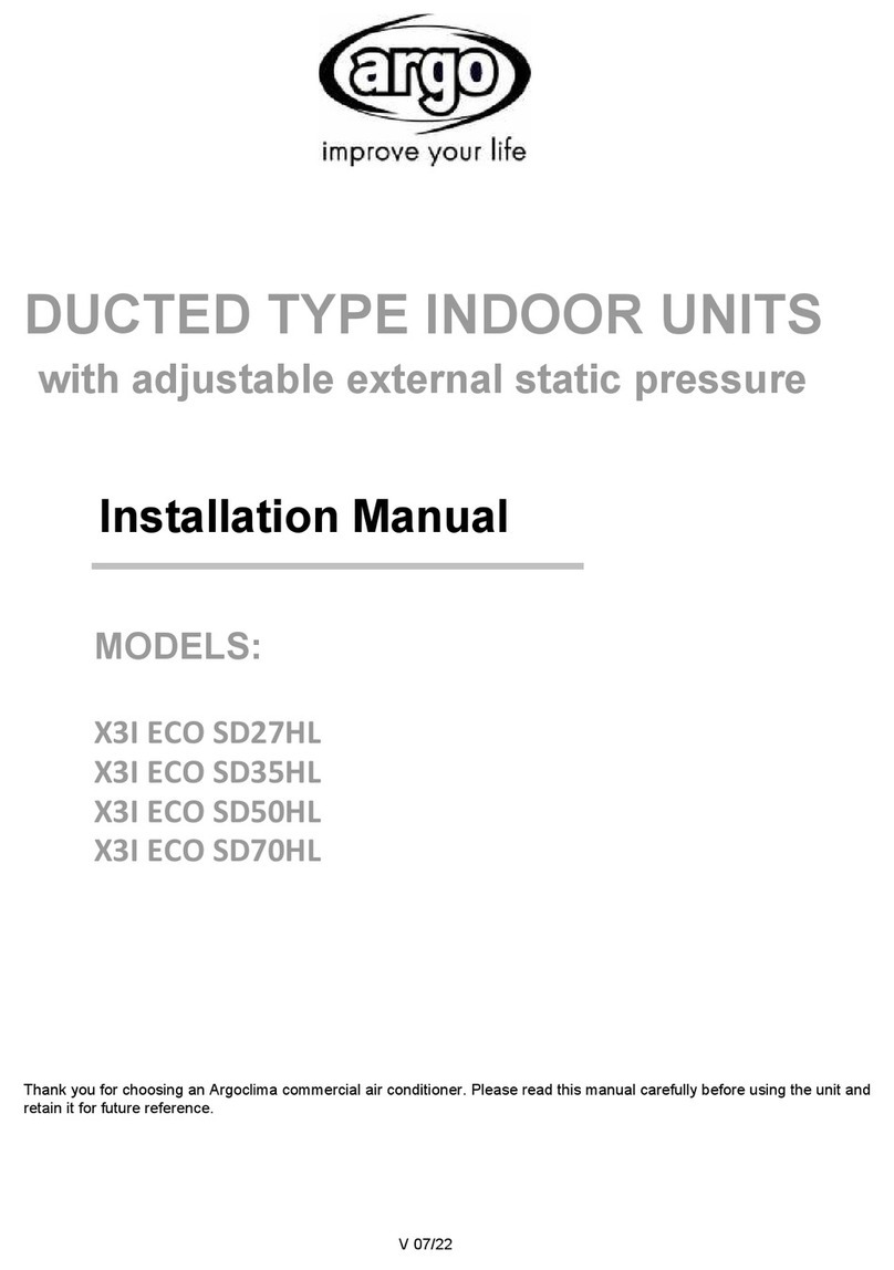 Argo X3I ECO SD27HL User manual