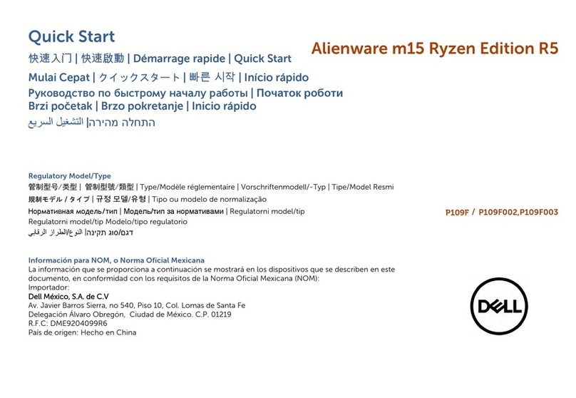 Dell m15 Ryzen Edition R5 User manual Dell m15 Ryzen Edition R5 User manual