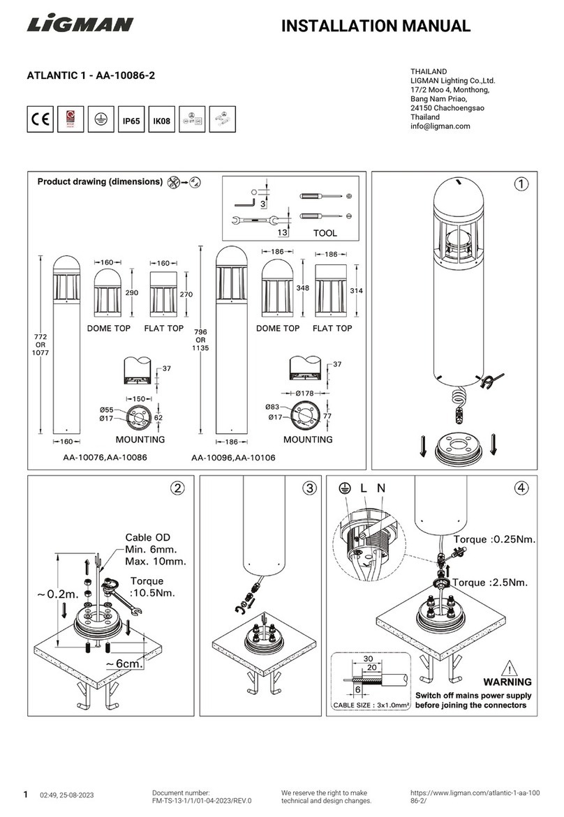 LIGMAN AA-10086-2 User manual