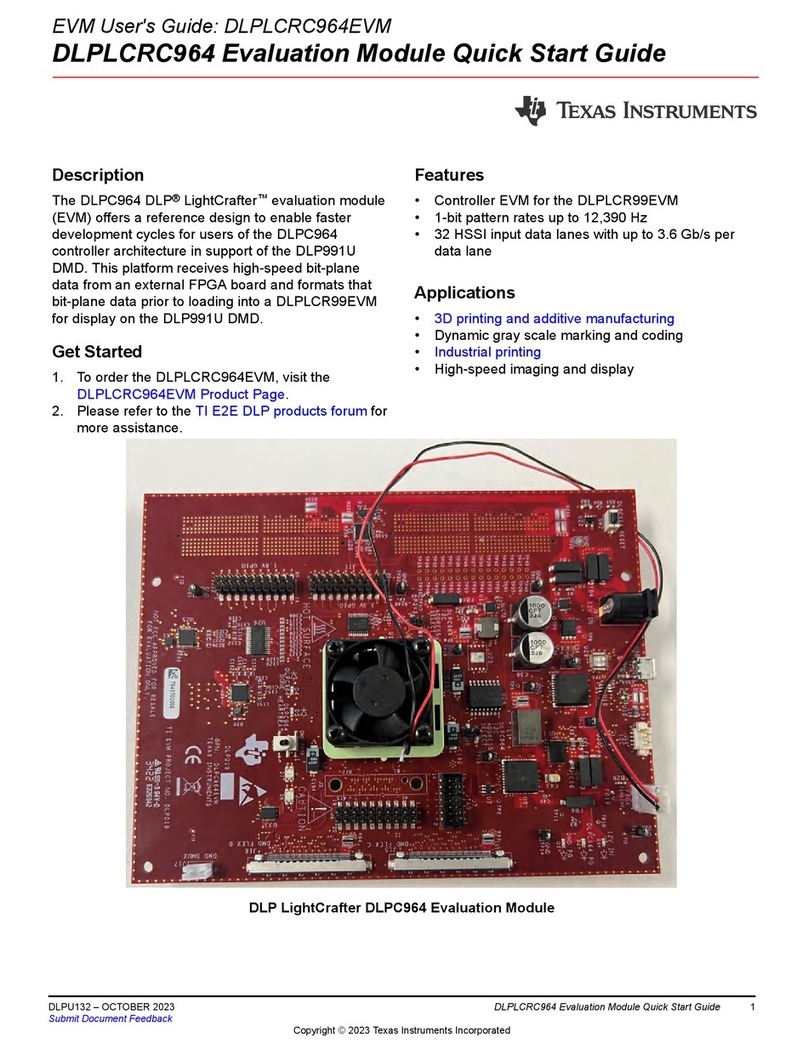 Texas Instruments DLPLCRC964 User manual