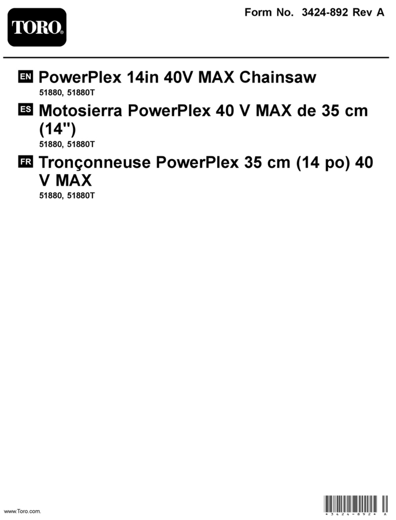 Toro PowerPlex 51880T User manual