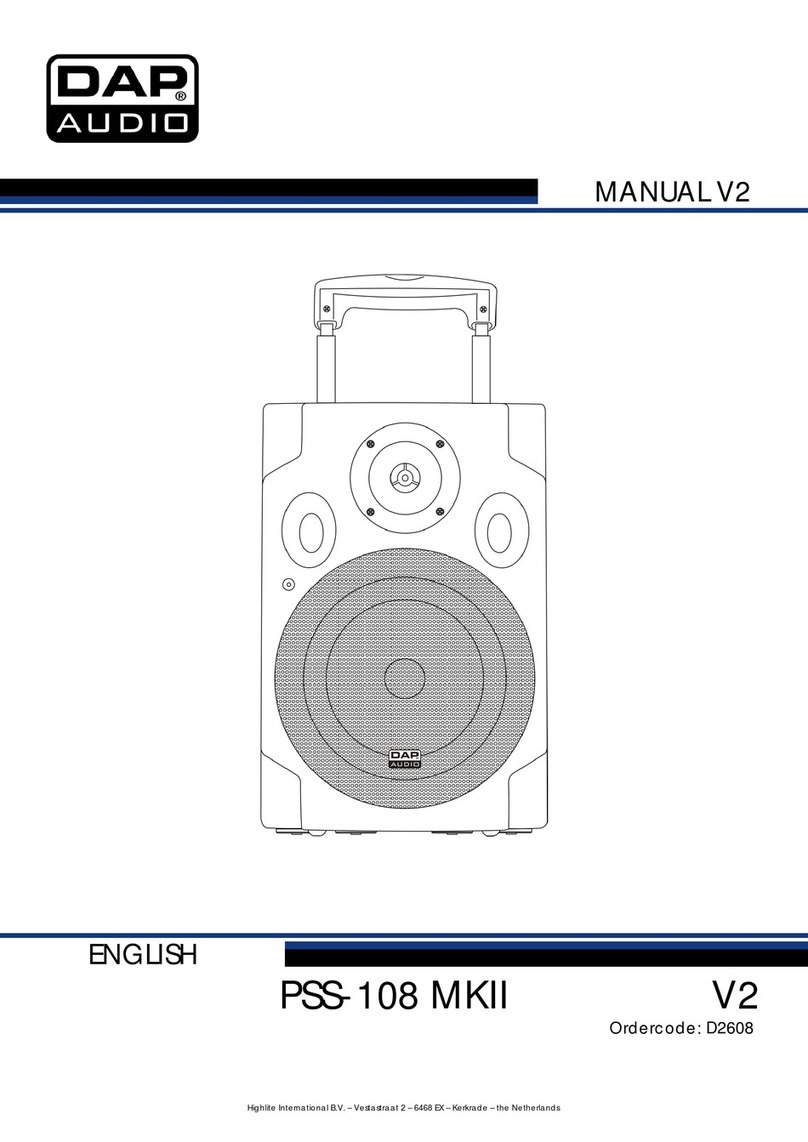 DAPAudio D2608 manual