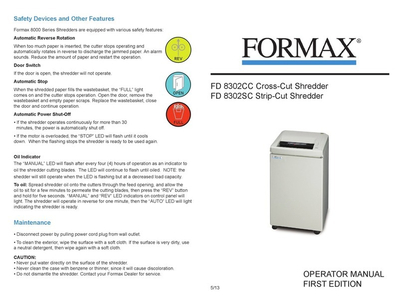 Formax FD 8302SC User manual