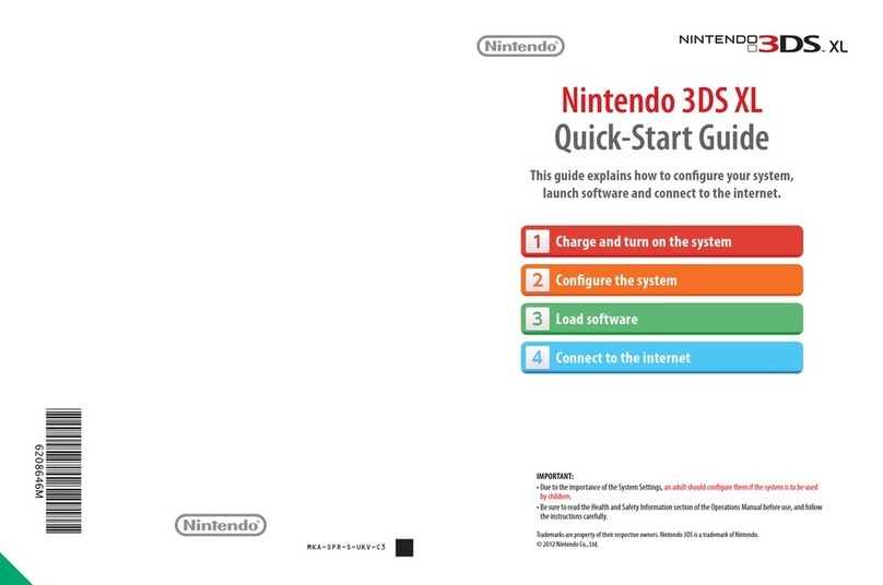 Nintendo 3DS XL quick start guide