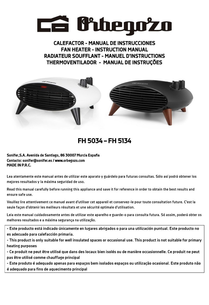 Orbegozo FH 5034 User manual