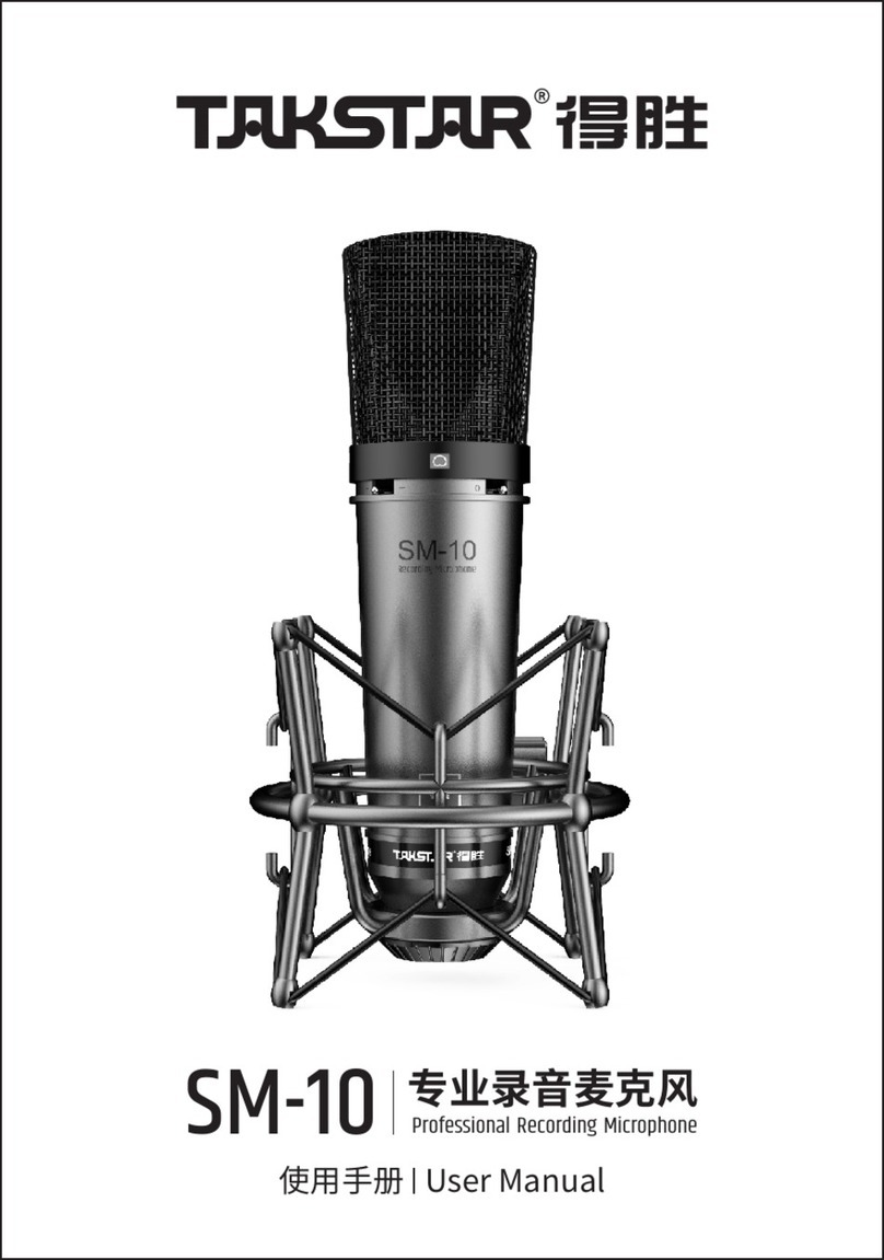 Takstar SM-10 User manual